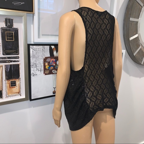 Ovs Business sequins and lace tank top size med - Picture 3 of 6